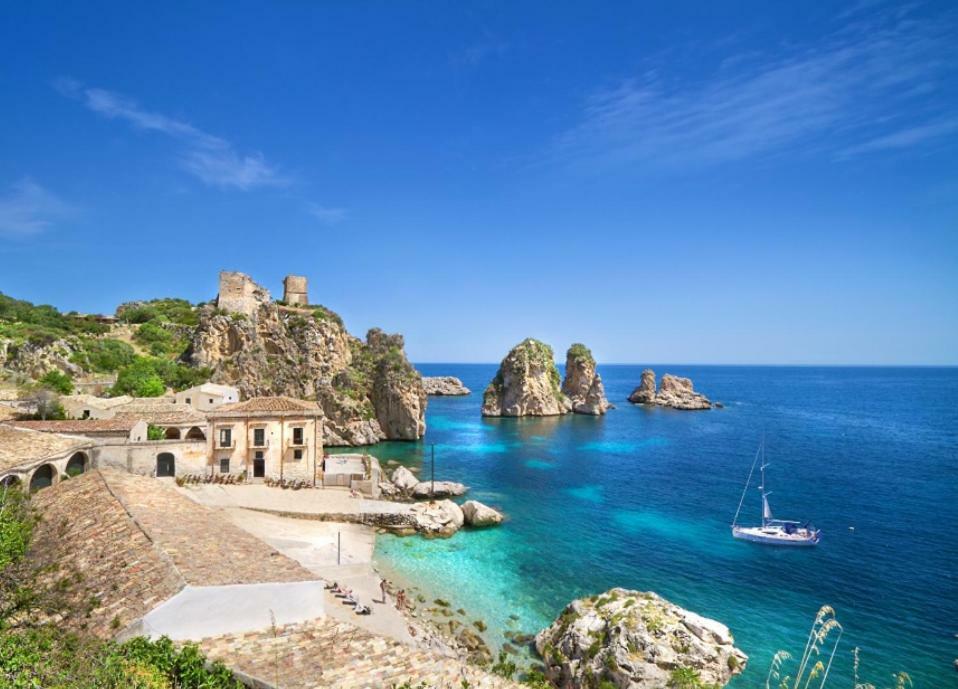 Summer Dream La Casa Sul Mare Trappeto  Luaran gambar